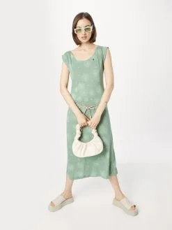 Ragwear Zomerjurken Zomerjurk Dames Groen / Pastelgroen -Goedkope Ragwear winkel 0110f9ec3ccb9f79dec6bc9a9df00ac8