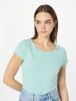 Ragwear T-shirts Shirt MINTT Dames Aqua -Goedkope Ragwear winkel 03df6645dcf71bfb215d223c46fbb300