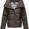 Ragwear Winterjassen Winterjas Lunis Dames Bruin