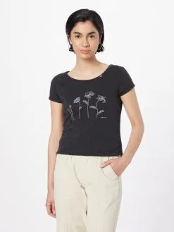 Ragwear T-shirts Shirt MINT Dames Antraciet -Goedkope Ragwear winkel 04269da5ce693508e3a886dd2a864890