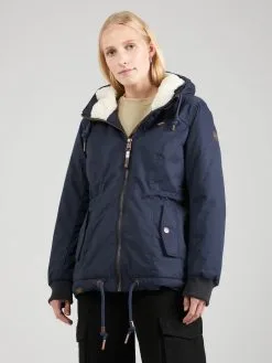 Ragwear Parkas Tussenparka DANKKA Dames Navy -Goedkope Ragwear winkel 05d339be597716f7f390c57bc6ae01e3