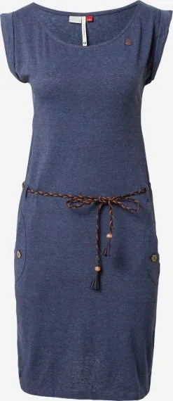 Ragwear Jerseyjurken Jurk TAGG Dames Navy