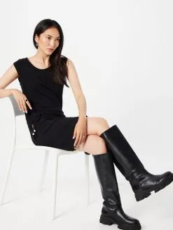 Ragwear Jerseyjurken Jurk Dames Zwart -Goedkope Ragwear winkel 086e5c87053938b6339e014669db787e