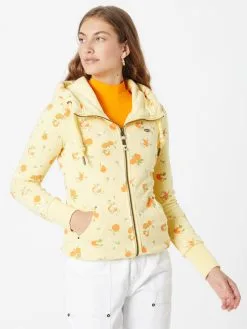 Ragwear Sweatvesten Sweatvest NESKA Dames Lichtgeel -Goedkope Ragwear winkel 08b811b25f1c0b2a2e53081ddf09383f