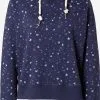Ragwear Hoodies Sweatshirt RUFLE BIRDS Dames Navy