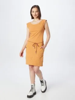 Ragwear Jerseyjurken Jurk TAGG Dames Curry -Goedkope Ragwear winkel 0b7fc1f15954d8d1644392f95f197075