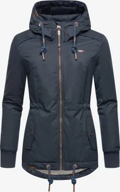 Ragwear Outdoor Jassen Functionele Jas Danka Dames Navy / Donkerblauw -Goedkope Ragwear winkel 0da46319628e0f7a60c9d7016e651144