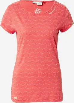 Ragwear T-shirts Shirt MINT Dames Watermeloen Rood