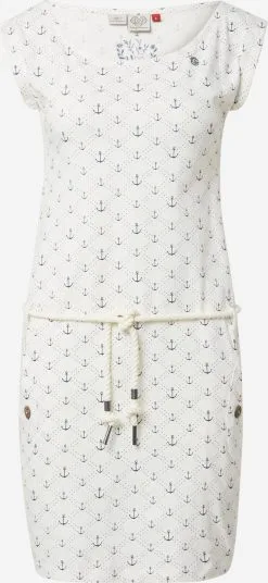 Ragwear Zomerjurken Zomerjurk Marina Dames Wit