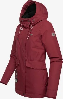 Ragwear Outdoor Jassen Functionele Jas Jazmin Remake II Dames Wijnrood -Goedkope Ragwear winkel 1611f163712eff542f4acfbb7ed04435