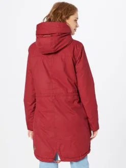 Ragwear Parkas Tussenparka ELBA Dames Rood -Goedkope Ragwear winkel 1672b65eac1bf434580b9f2e4390e68c