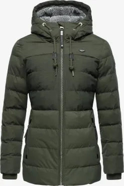 Ragwear Winterjassen Winterjas Quantic Dames Olijfgroen -Goedkope Ragwear winkel 171984f8be2a0f1285e2d71b7e4771ab