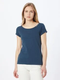 Ragwear T-shirts Shirt Florah Dames Blauw -Goedkope Ragwear winkel 186d674637fcae9c3980fc79695c9d1a