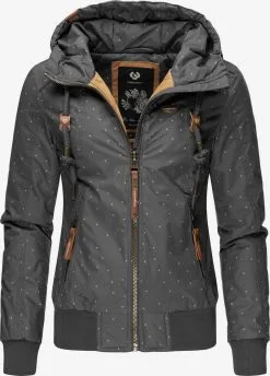 Ragwear Winterjassen Winterjas Druna Print Winter Dames Grijs -Goedkope Ragwear winkel 1a71ecc7f48db6d9164f2b87253a979d