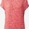 Ragwear T-shirts Shirt Dames Rood / Bloedrood