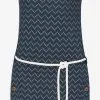 Ragwear Zomerjurken Zomerjurk Tag Zig Zag Dames Navy
