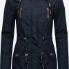 Ragwear Parkas Winterparka Elsie Dames Blauw / Navy