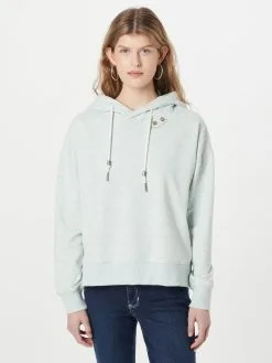 Ragwear Hoodies Sweatshirt RUFLE Dames Mintgroen -Goedkope Ragwear winkel 2027b0d75fa264c1c136ef249085306f