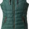Ragwear Bodywarmers Bodywarmer Lucinda Dames Donkergroen
