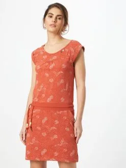 Ragwear Zomerjurken Zomerjurk PENELOPE Dames Oranjerood -Goedkope Ragwear winkel 213b54535e8d3adc72a107019430f02a