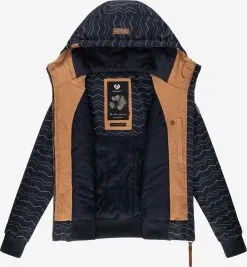 Ragwear Winterjassen Winterjas DRUNA Dames Navy -Goedkope Ragwear winkel 2374c6d76fe07f5d33126b0614e27c50