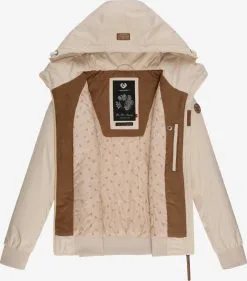 Ragwear Outdoor Jassen Functionele Jas Jotty Dames Beige -Goedkope Ragwear winkel 237e7fe39139965f3b410a1f2d7145b9