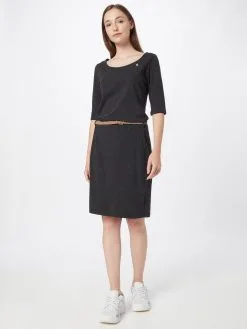 Ragwear Jerseyjurken Jurk TAMILA Dames Donkergrijs -Goedkope Ragwear winkel 24d28ad054e2440ad533c4acfaac7b0a