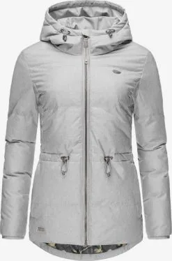 Ragwear Outdoor Jassen Functionele Jas Calena Dames Grijs / Lichtgrijs