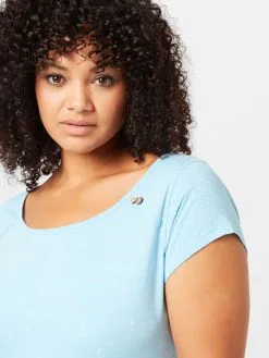 T-shirts Shirt ROSANNE Dames Lichtblauw -Goedkope Ragwear winkel 25d59f45fbaf60598bc8825be315bf93