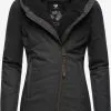Ragwear Winterjassen Winterjas Gordon Dames Zwart