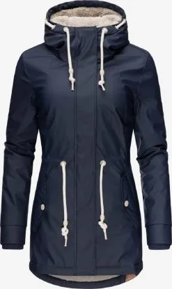 Ragwear Parkas Winterparka Monadis Dames Navy -Goedkope Ragwear winkel 29802865848e627f41aa522618185fd1