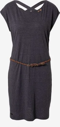 Ragwear Jerseyjurken Jurk SOFFIA Dames Donkergrijs