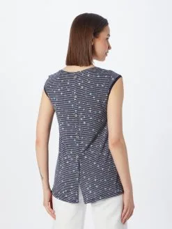 Ragwear T-shirts Shirt DOMINNICA Dames Navy / Lichtblauw -Goedkope Ragwear winkel 2aaa8f7f5e972312f17b3cb219cd270d