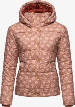 Ragwear Winterjassen Winterjas Relive Remake Dames Bruin