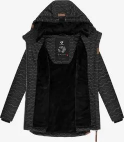 Ragwear Outdoor Jassen Functionele Jas Zuzka Dames Zwart -Goedkope Ragwear winkel 3346758b4c7ba78faf412c7c99ff077e