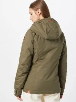 Ragwear Outdoor Jassen Functionele Jas Amet Dames Olijfgroen -Goedkope Ragwear winkel 3502e37486966e362db4de1748806a80