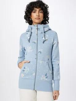 Ragwear Sweatvesten Sweatvest NESKA Dames Lichtblauw -Goedkope Ragwear winkel 36cb51c9e2c86a6a6926cf51a17cce8b