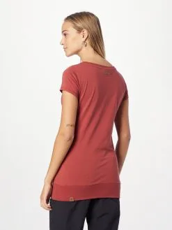 Ragwear T-shirts Shirt LESLY Dames Bruin -Goedkope Ragwear winkel 37ea6c638c343813c55b33995615a692