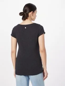 Ragwear T-shirts Shirt FLORAH Dames Donkergrijs -Goedkope Ragwear winkel 3bdecc6dd2e990196034097c8319b275