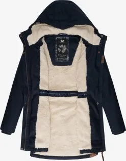 Ragwear Parkas Winterparka Elsie Dames Blauw / Navy -Goedkope Ragwear winkel 3e6a51da60c99460134b7d1f2d94c1bd