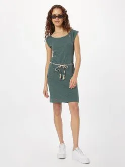 Ragwear Jerseyjurken Jurk TAGG Dames Groen Gemêleerd -Goedkope Ragwear winkel 3f2bdee1f6b2a503666176c95446e2b0