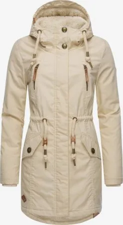 Ragwear Parkas Winterparka Elsie Dames Beige -Goedkope Ragwear winkel 3f4342a588ebaca1d3a6e4f88217a0b4