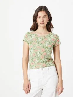 Ragwear T-shirts Shirt Dames Lichtgroen -Goedkope Ragwear winkel 40ee5e0d3d3b4f76606312e8faba86a2