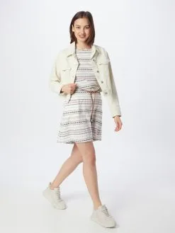 Ragwear Jerseyjurken Jurk VERBY Dames Wit -Goedkope Ragwear winkel 41134d897963ea58d149f9eb705776a7