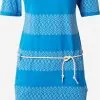 Ragwear Jerseyjurken Jurk CHEGO Dames Blauw / Hemelsblauw