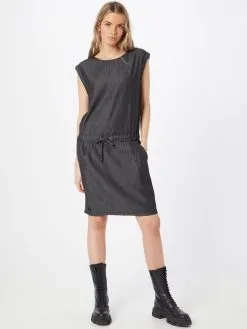 Ragwear Zomerjurken Zomerjurk MASCARPONE Dames Zwart Gemêleerd -Goedkope Ragwear winkel 4155429a83bf61466addeff14ea10f7d