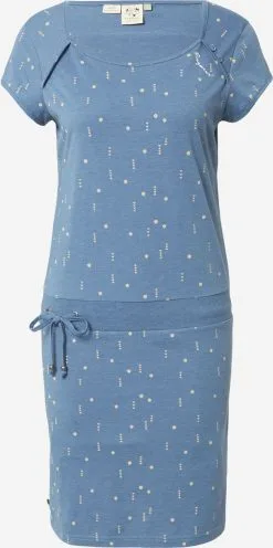 Ragwear Mini Jurken Jurk Mikke Dames Smoky Blue