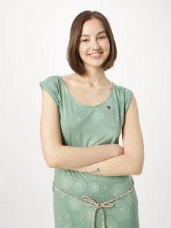 Ragwear Zomerjurken Zomerjurk Dames Groen / Pastelgroen -Goedkope Ragwear winkel 4317a4a74fd6f188d0a5c9cadf153ce5