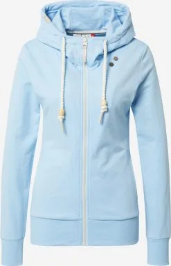 Ragwear Sweatvesten Sweatvest PAYA Dames Lichtblauw