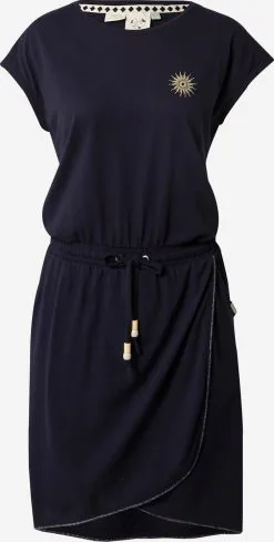 Ragwear Jerseyjurken Jurk MAIYLA Dames Navy